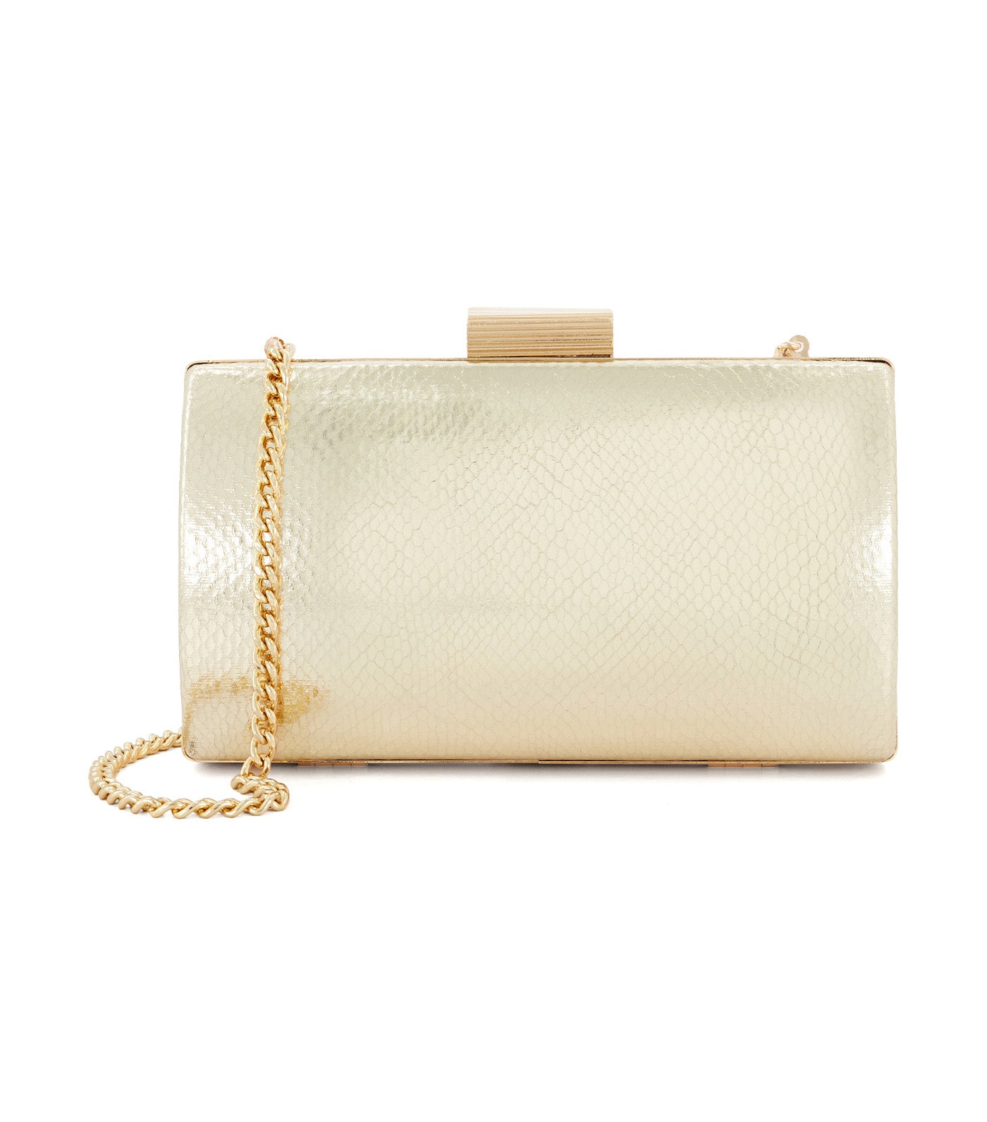 Gold clutch cheap bag dune