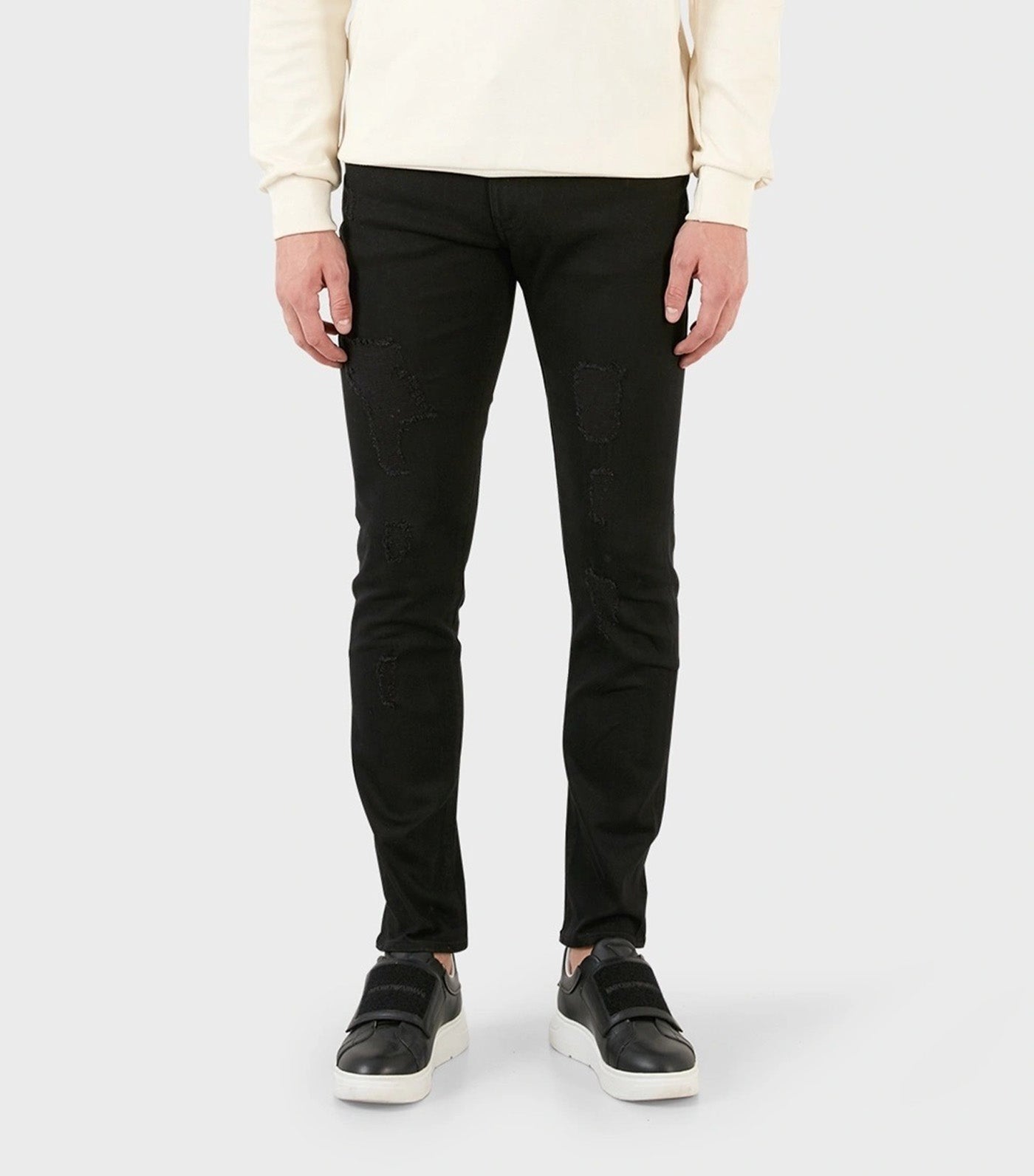 Armani exchange outlet black jeans