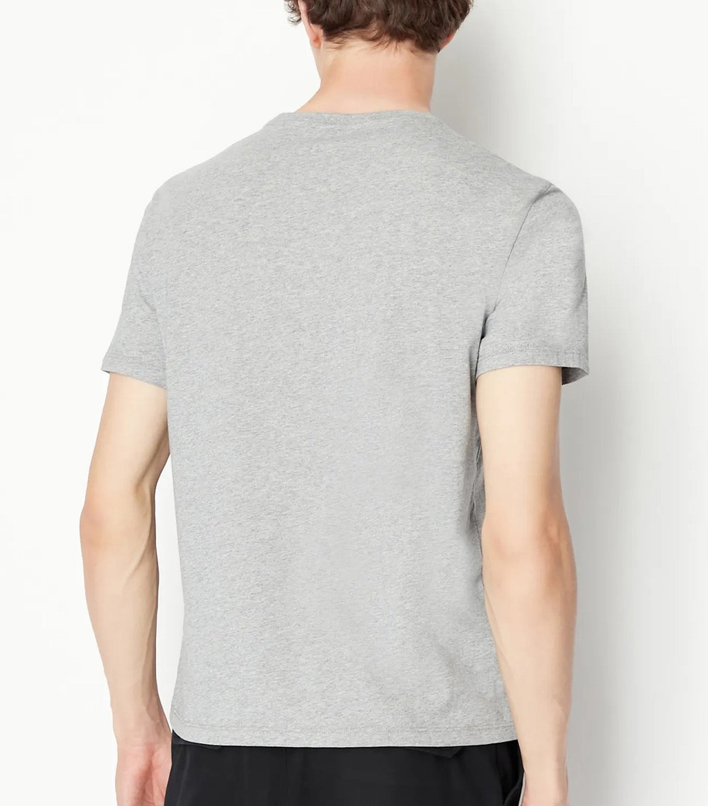 Organic Jersey Cotton Crew Neck T-Shirt Bros Gray