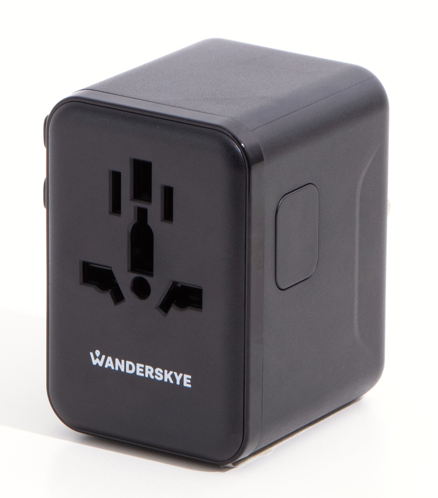 Travel Adaptor with 3 USB and 1 Type C Black