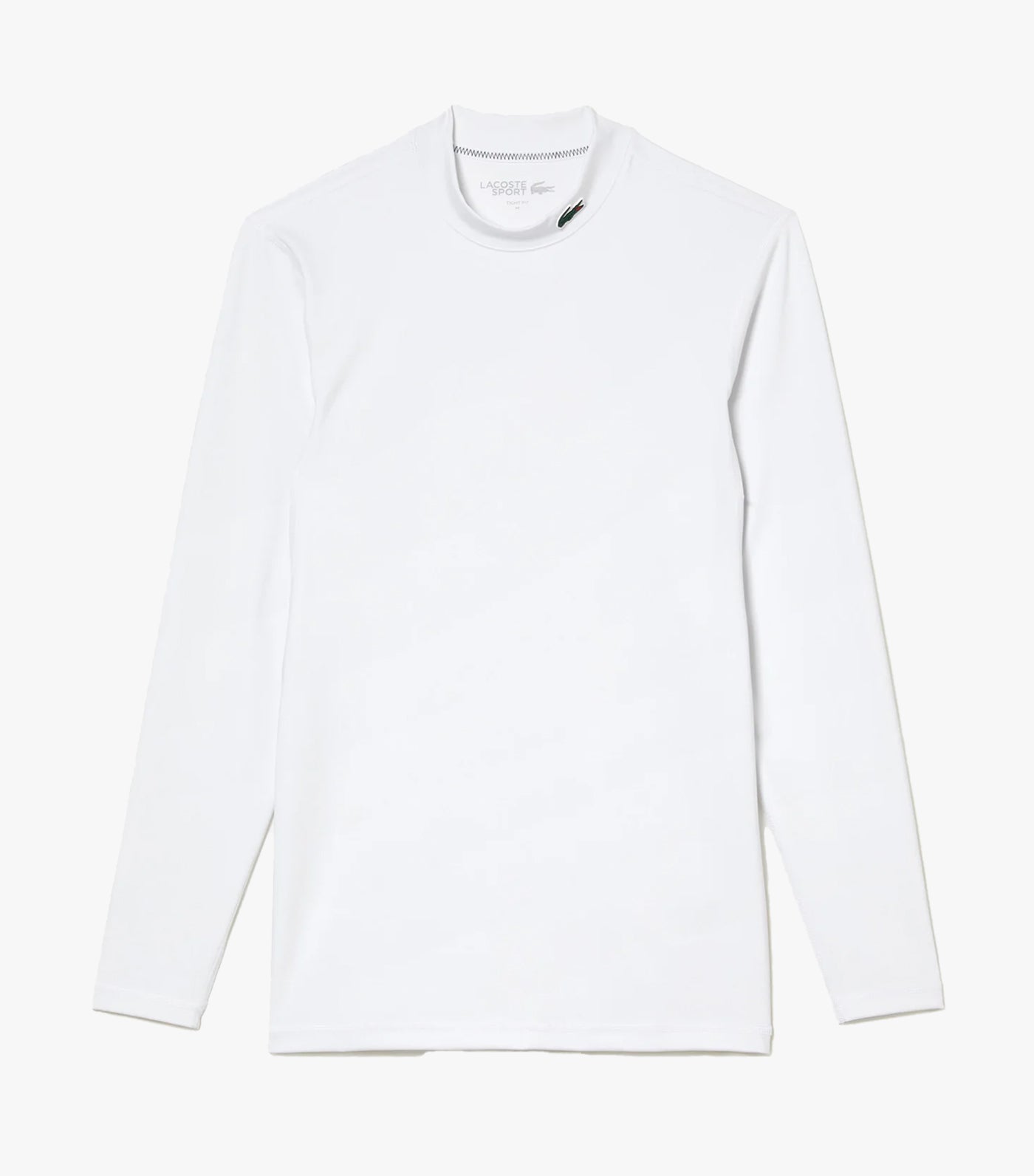 Men’s Sport Long Sleeve Tight Fit T-Shirt White