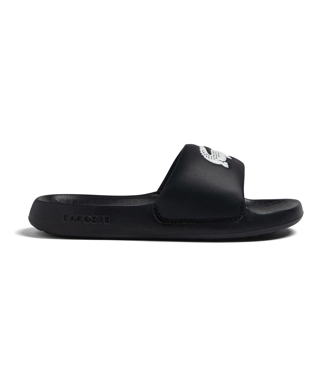 Men's Croco 1.0 Synthetic Slides Black/White