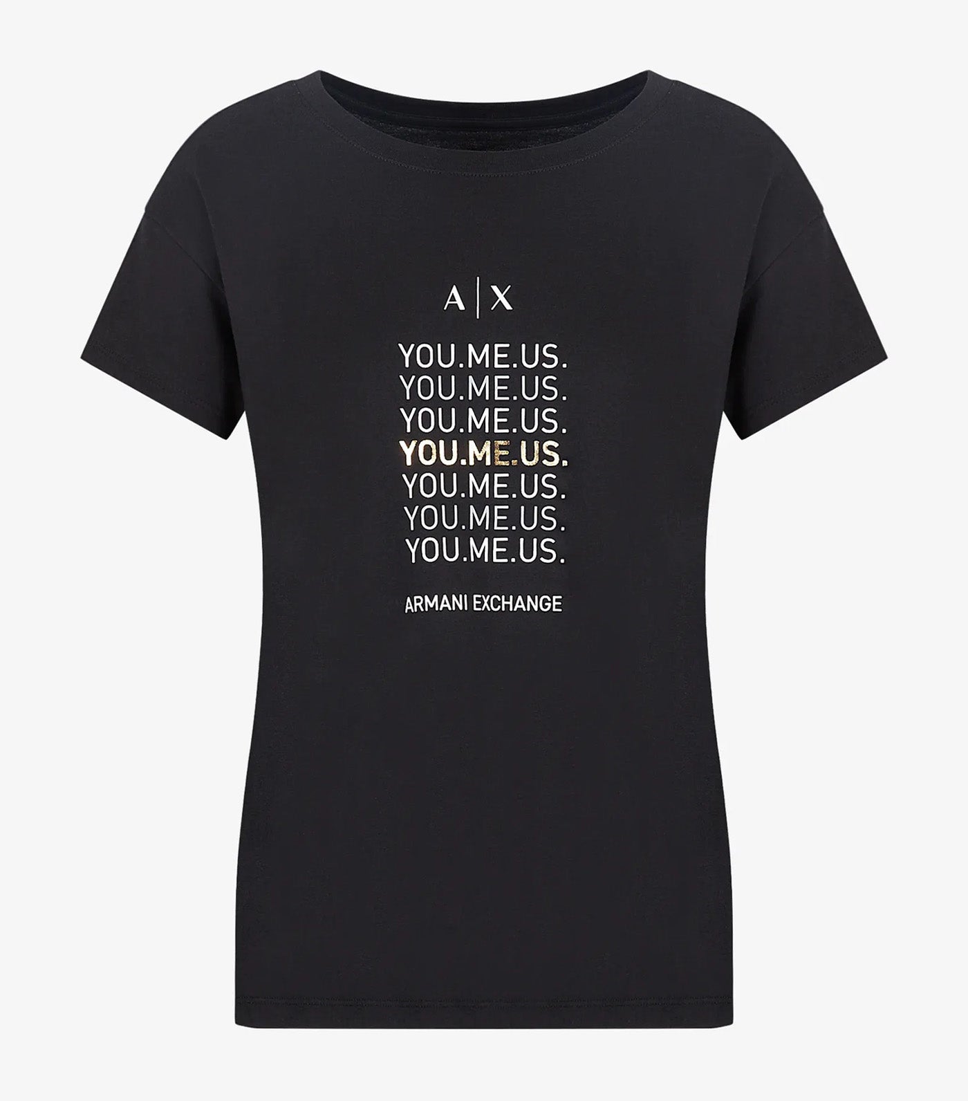 You.Me.Us. Boyfriend Fit T-Shirt Black