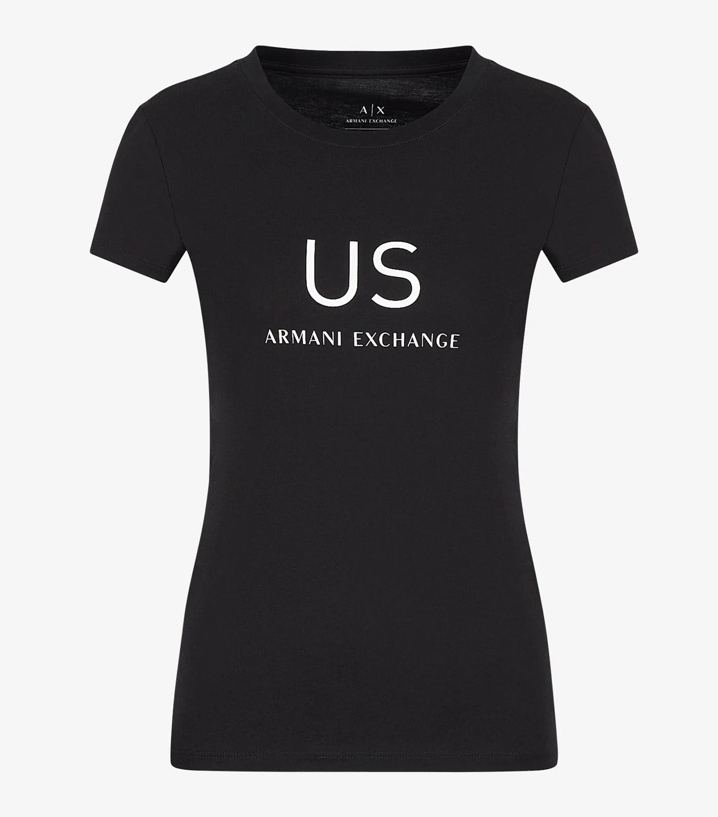 Armani Exchange You.Me.Us. Organic Cotton Slim Fit T shirt Us Black