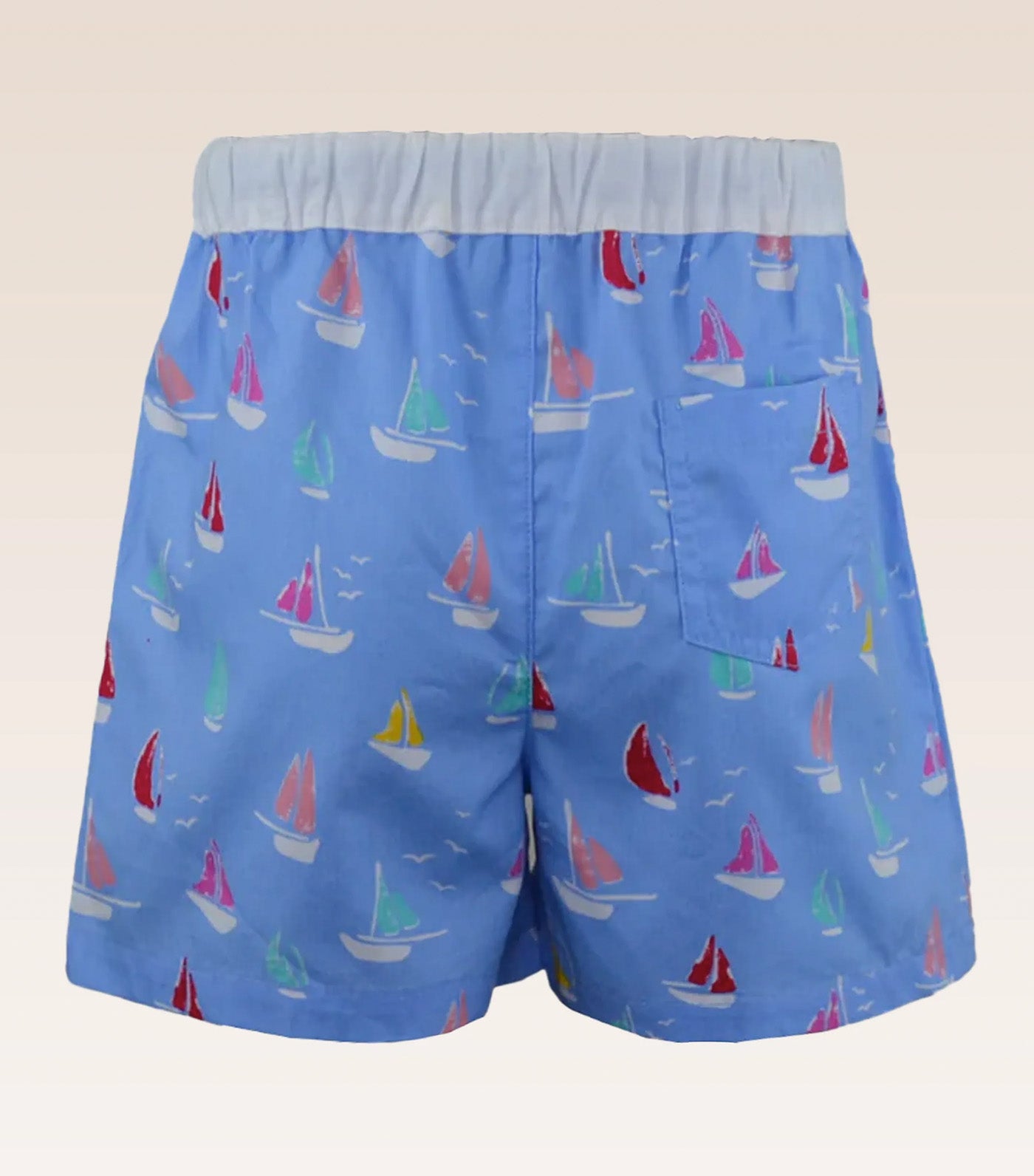 Allen Boys Drawstring Shorts Light Blue
