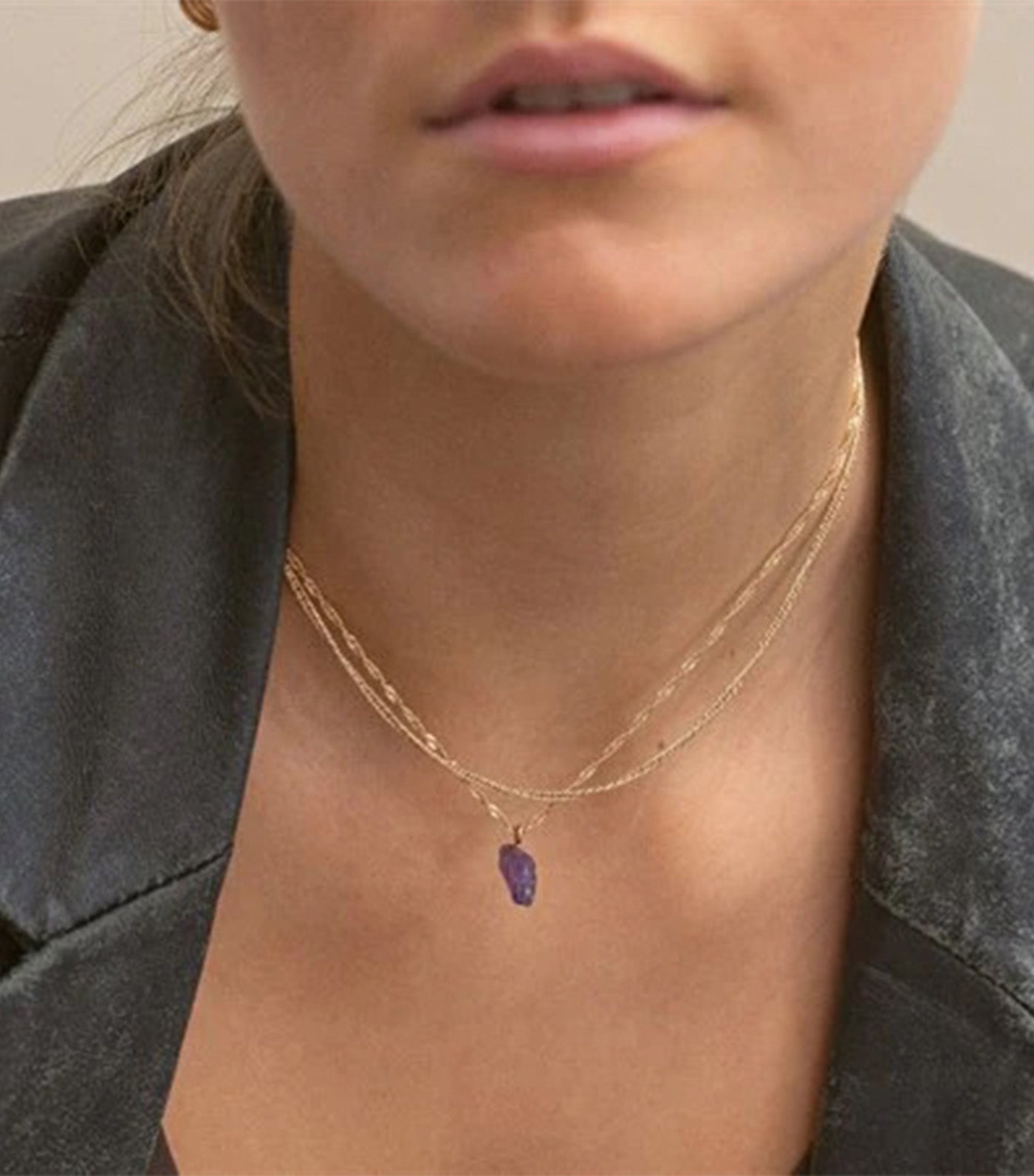 Semi Precious Crystal Necklace Collection