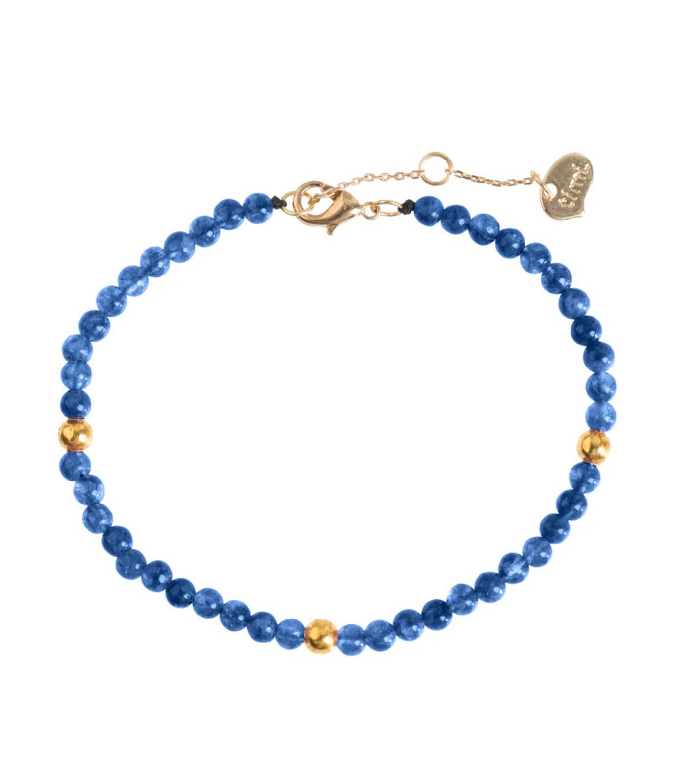 Lapis Bead Bracelet Blue