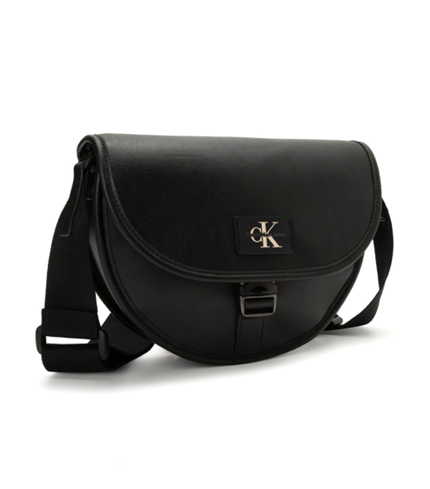 Calvin klein deals saddle bag black