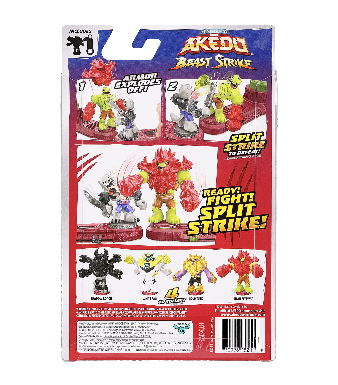 Legends of Akedo Beast Strike : Claw Strike - Official Rules Claw