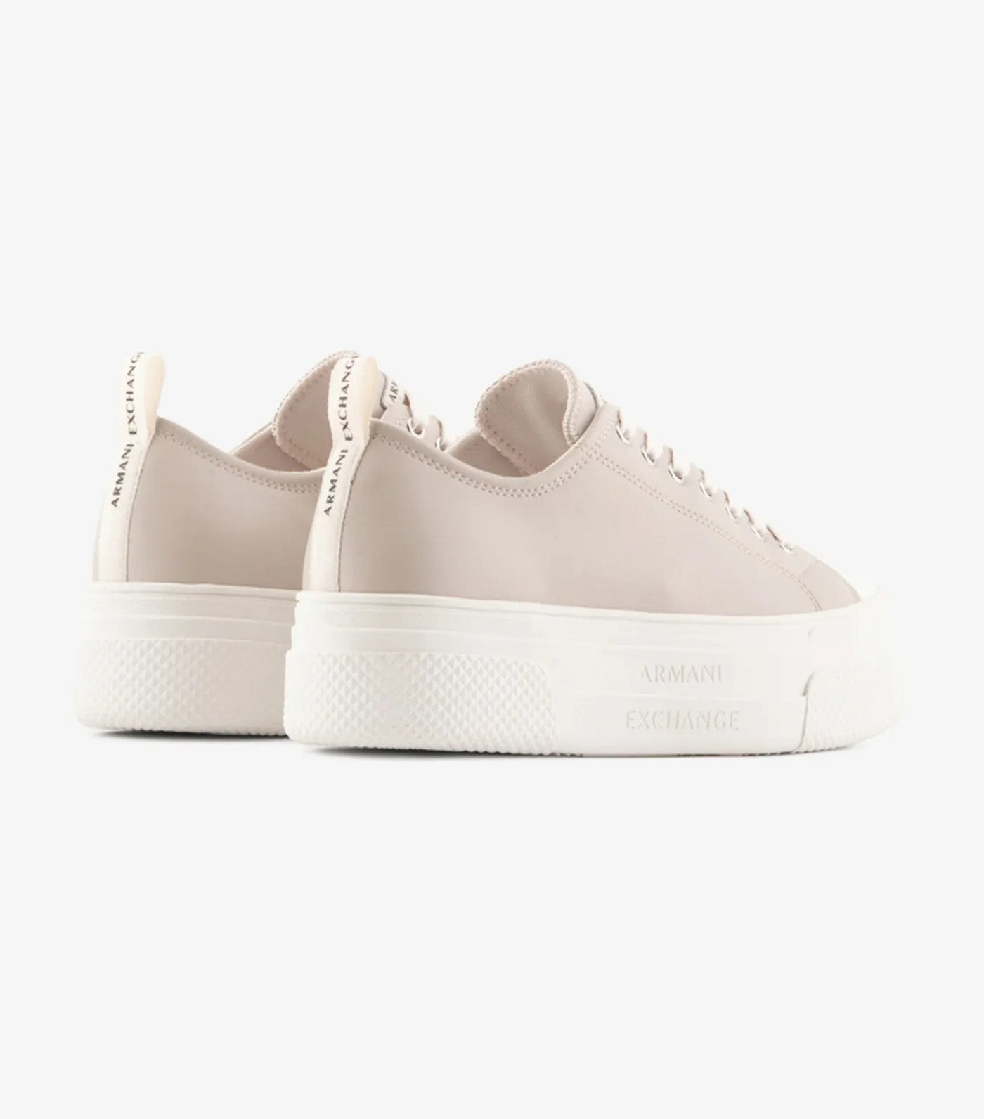 Armani exchange canvas trainers sale