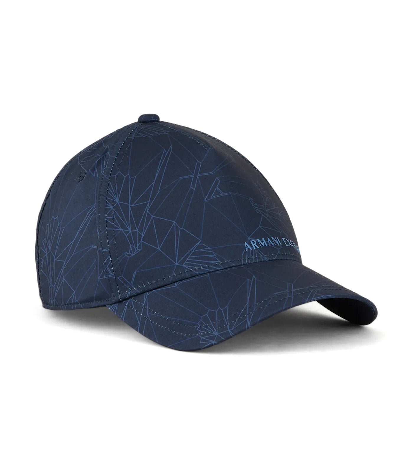 Recycled Nlyon Eagle Print Baseball Cap Navy Eagle Pattern