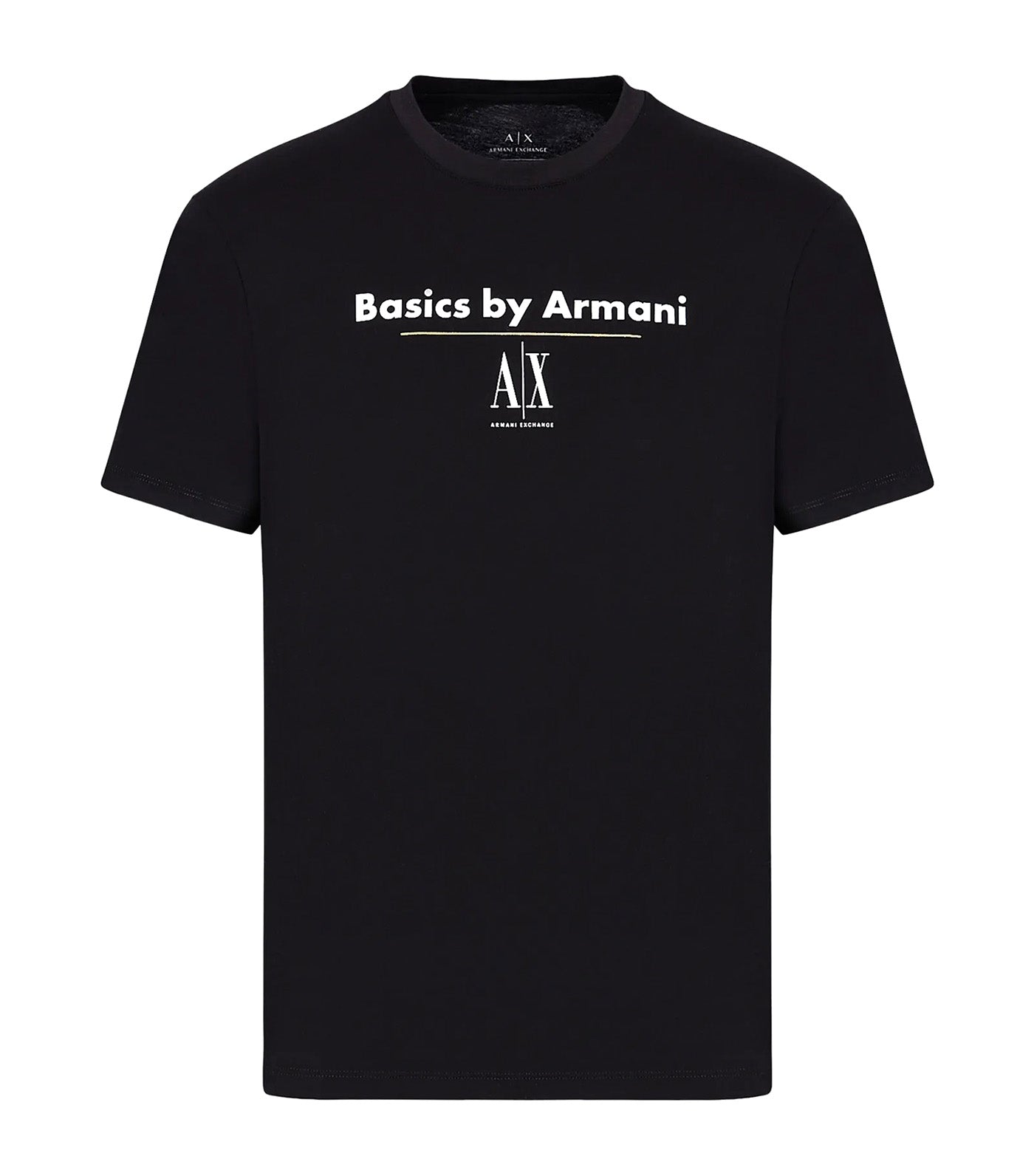 Armani Exchange Basics By Armani Organic Jersey Crew Neck T Shirt