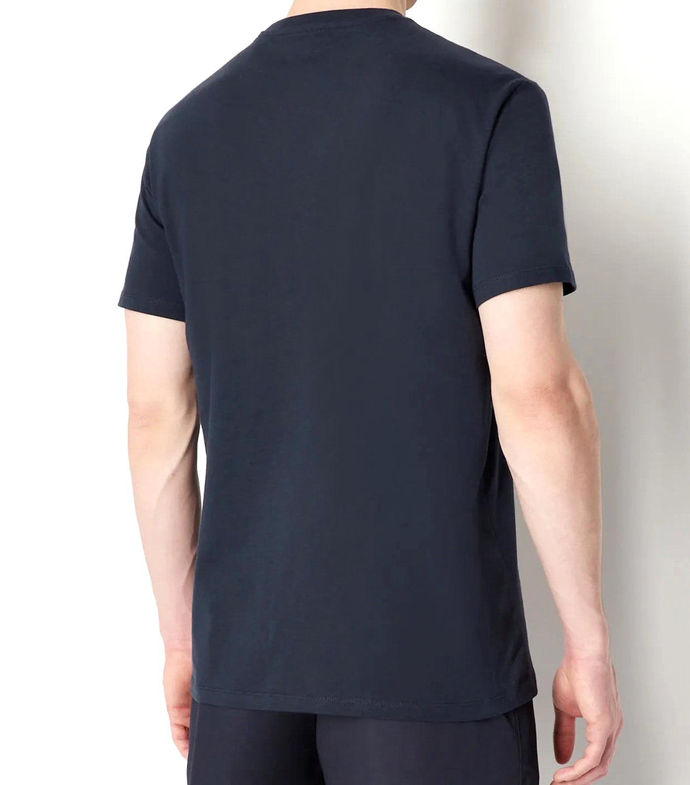 Regular Fit Jersey Cotton Logo T-Shirt Navy