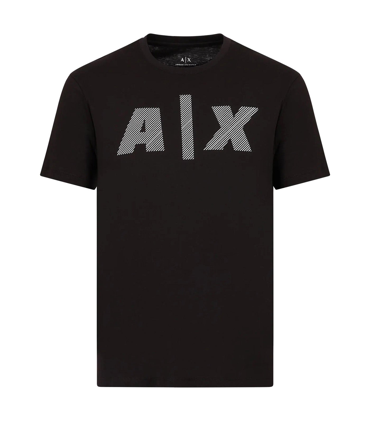 Armani Exchange Regular Fit Jersey Cotton Logo T Shirt Black