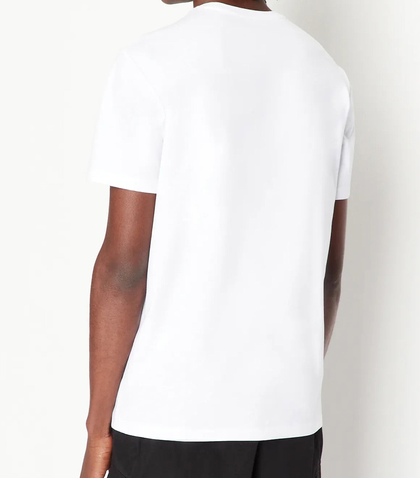 Regular Fit Jersey Cotton Logo T-Shirt White Green Field