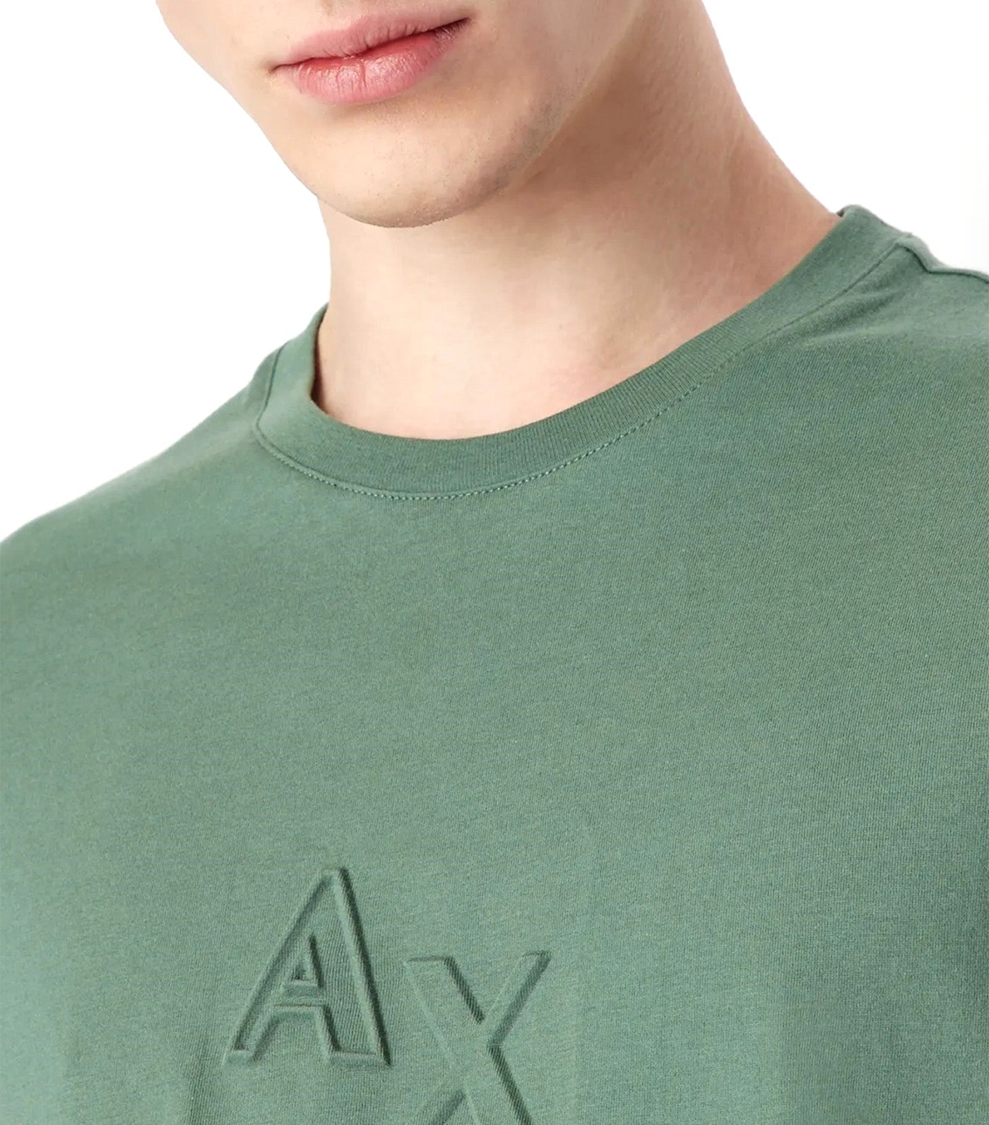 Jersey Cotton Regular Fit Logo T-Shirt Duck Green