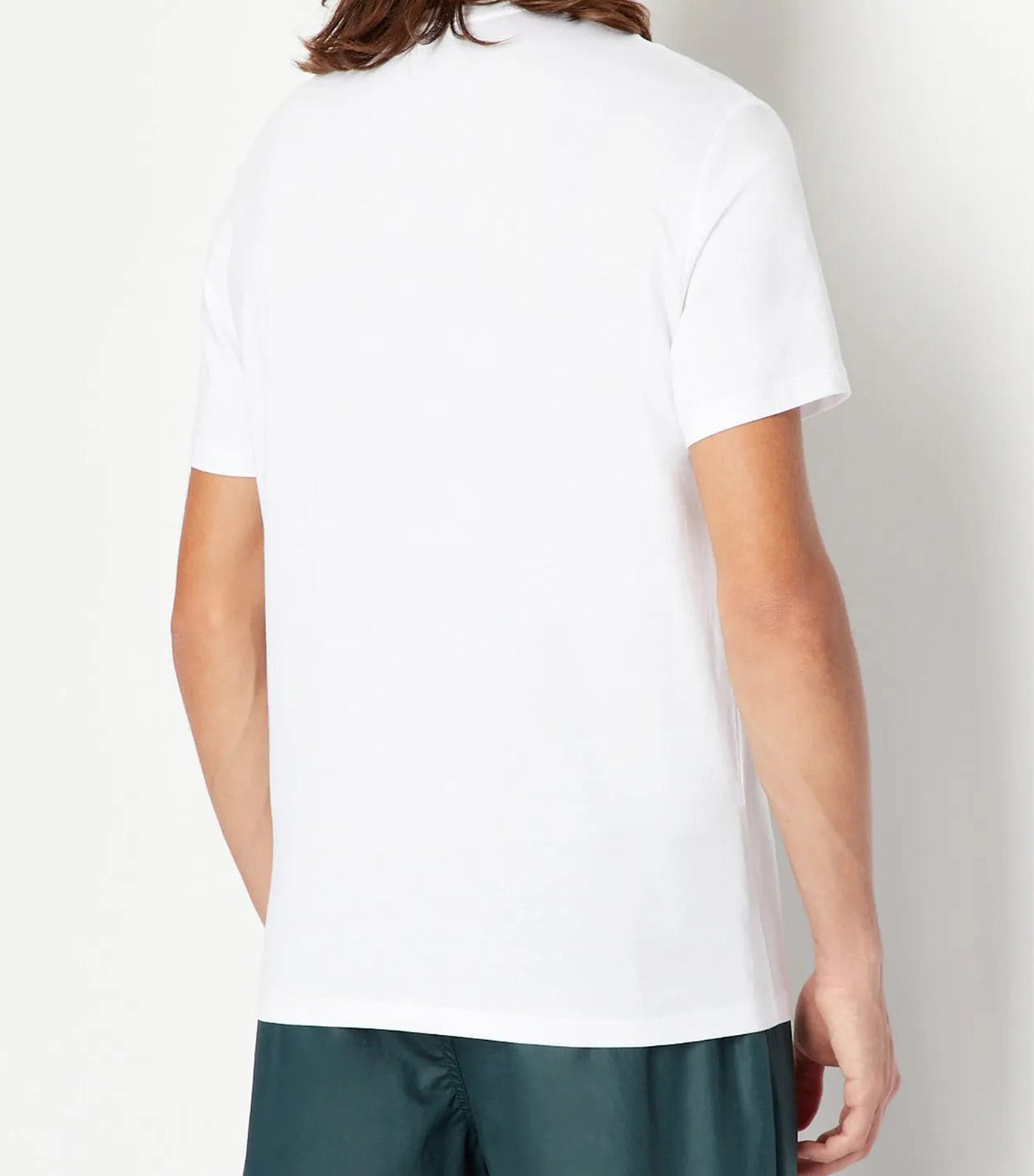 Regular Fit Jersey Cotton Logo T-Shirt White