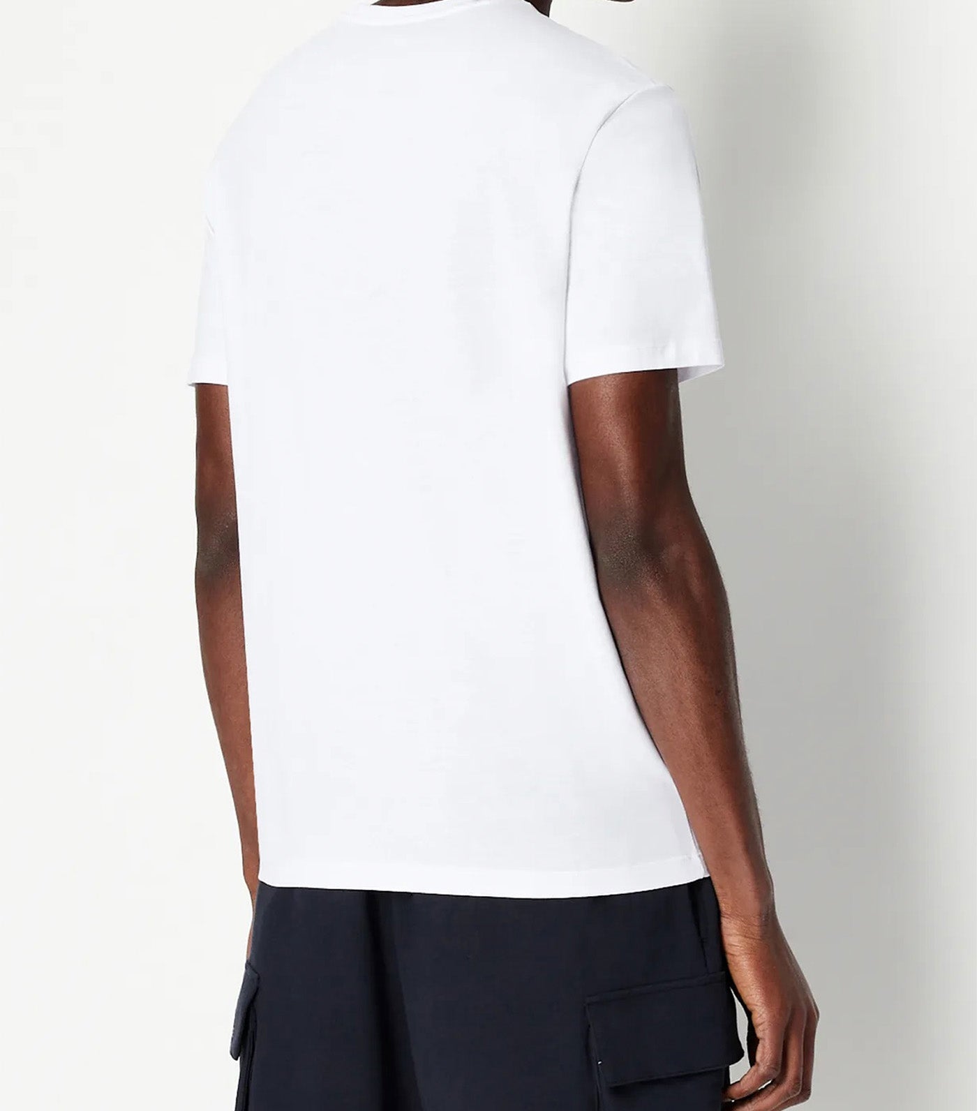 Regular Fit Stretch Jersey Cotton T-Shirt White