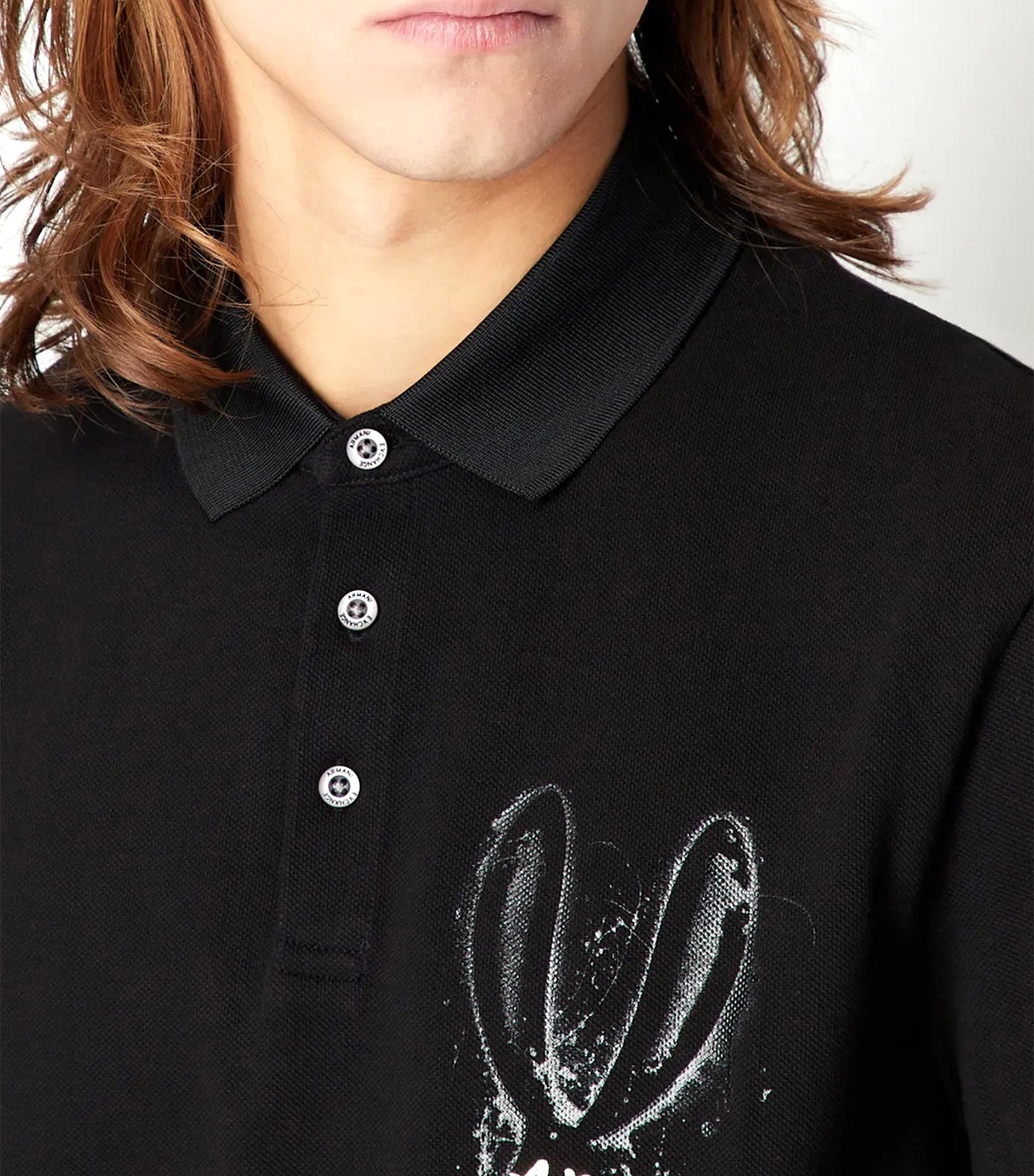 Lunar New Year Cotton Piquet Polo Shirt Black