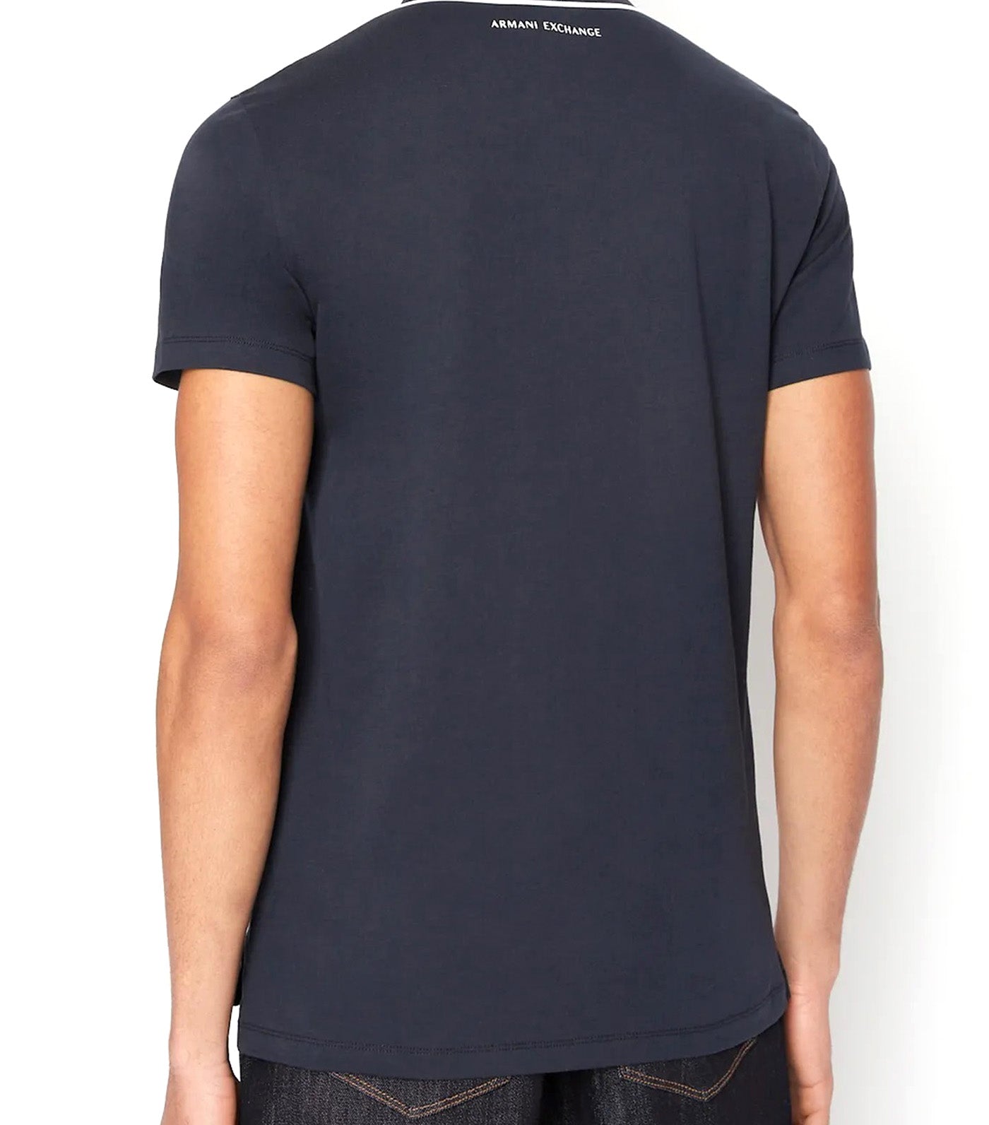 Organic Jersey Cotton Polo Shirt Navy