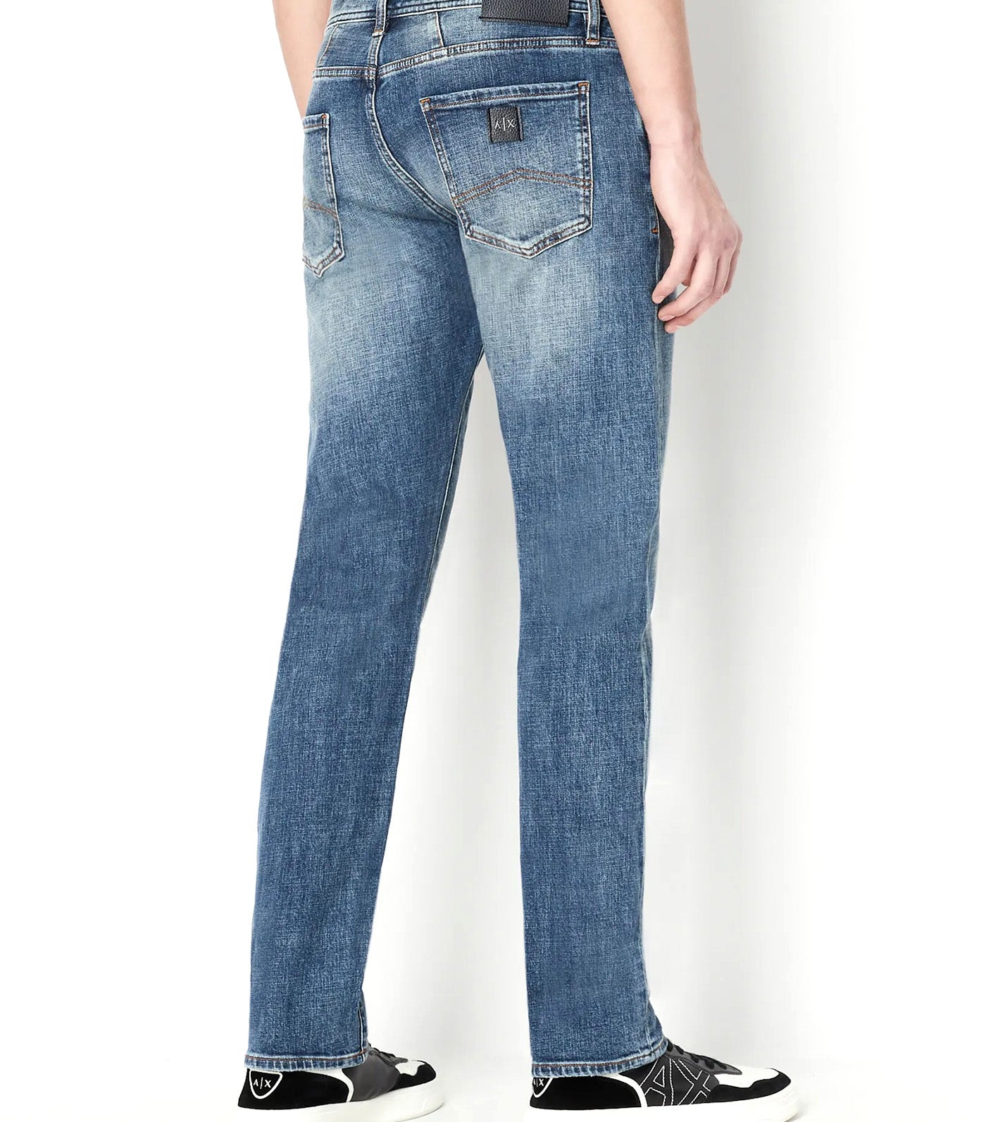 J13 Slim Fit Stretch Cotton Twill Denim Jeans Indigo Denim