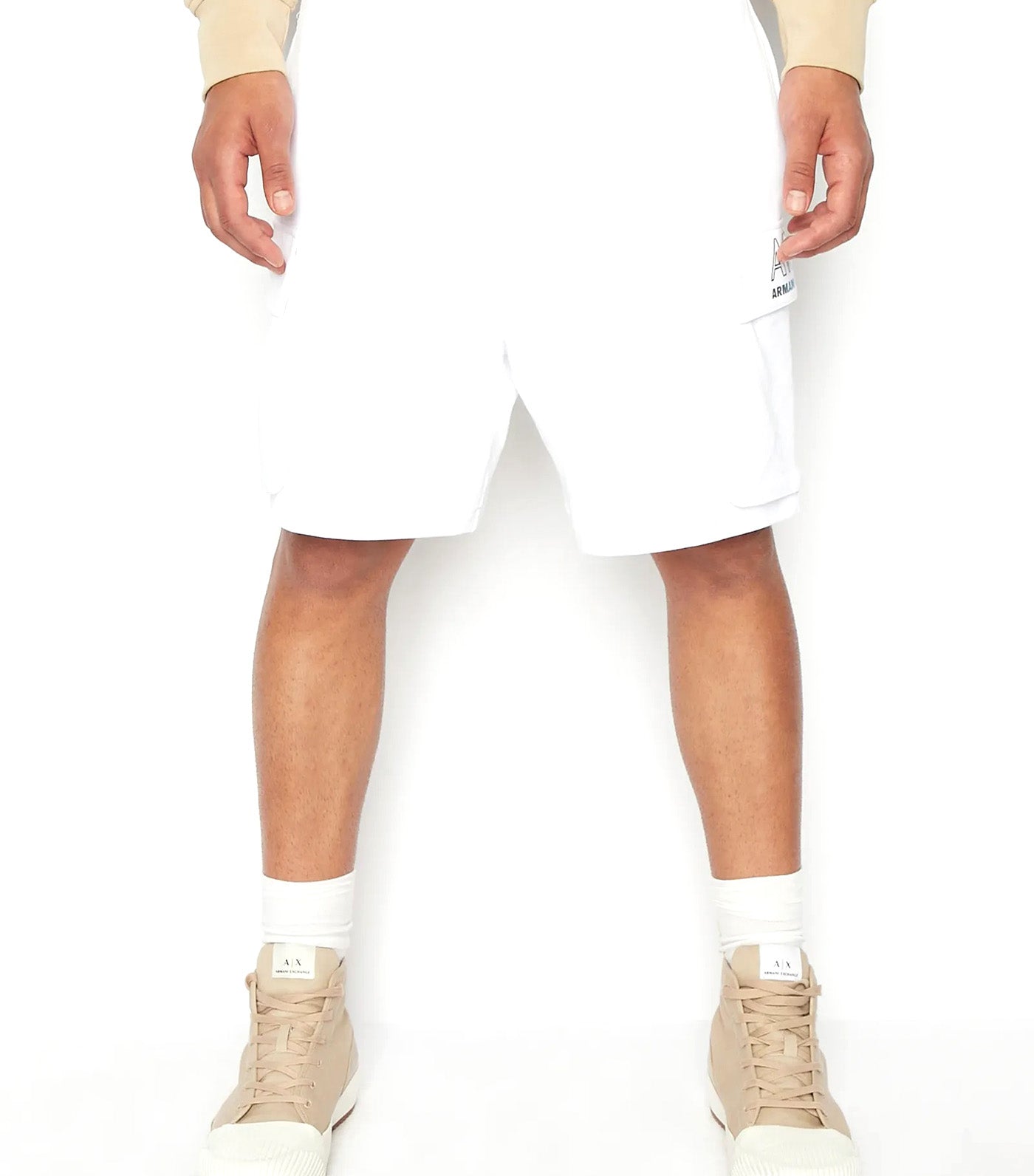 Armani fleece outlet shorts