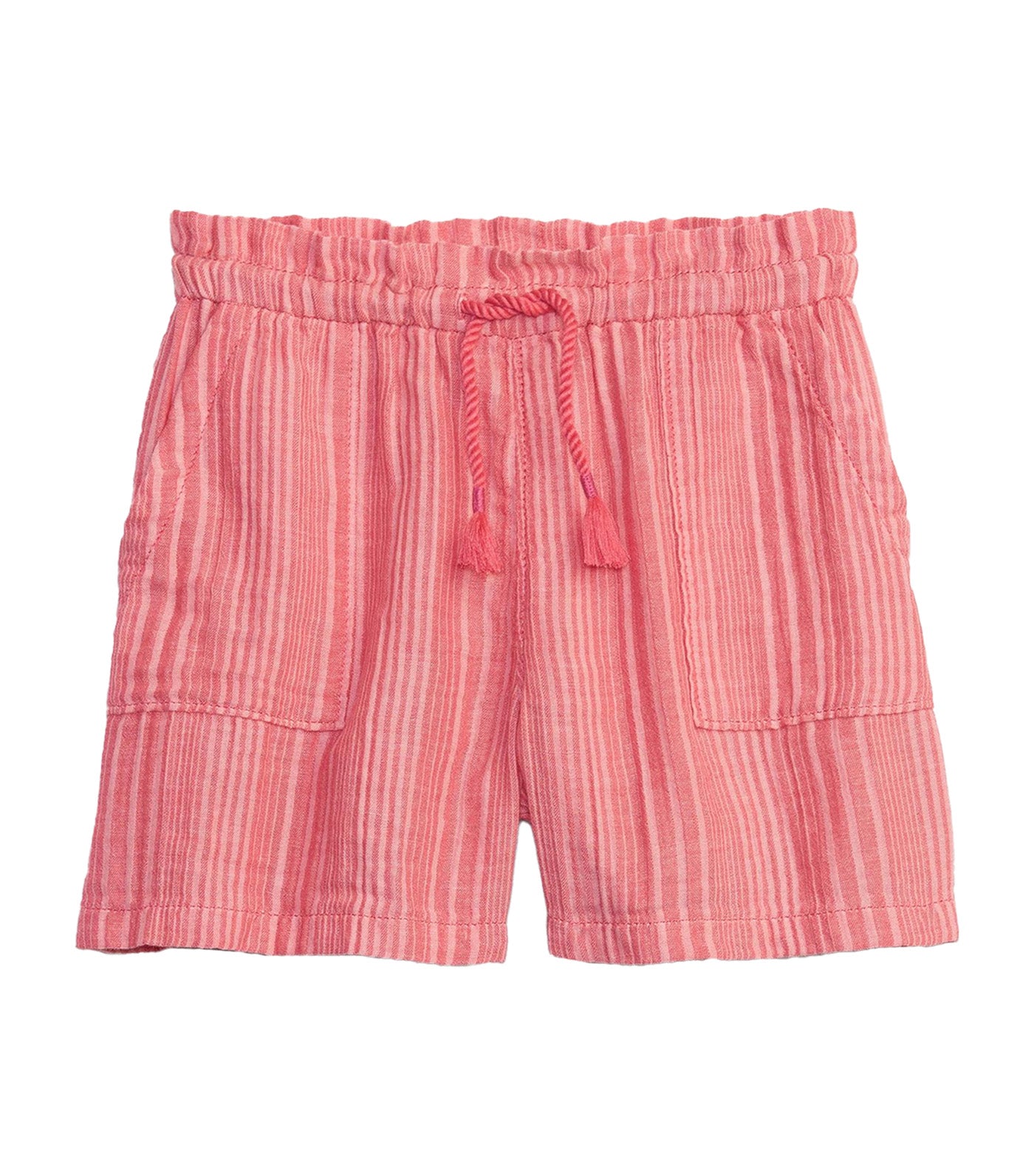 Utility Pull-On Shorts with Washwell - Sugar Coral
