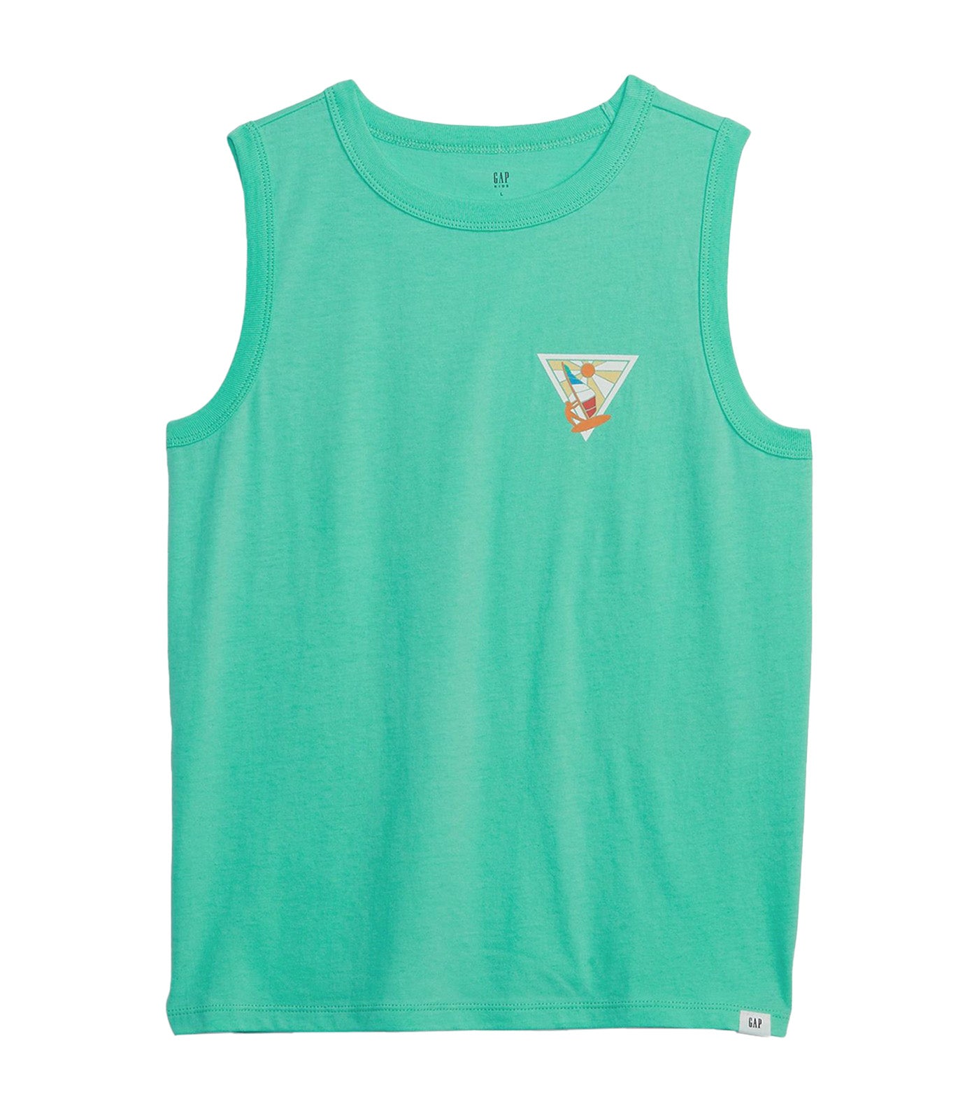 Solid Fitted Tank Top for Girls