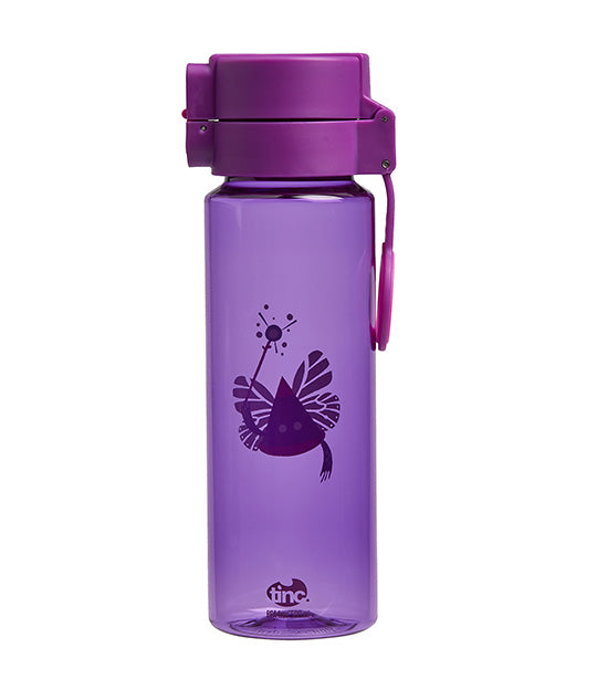 Flip and Clip Water Bottle - Purple