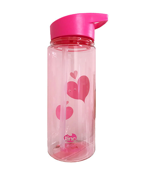 Mallo Flip Straw Water Bottle - Pink