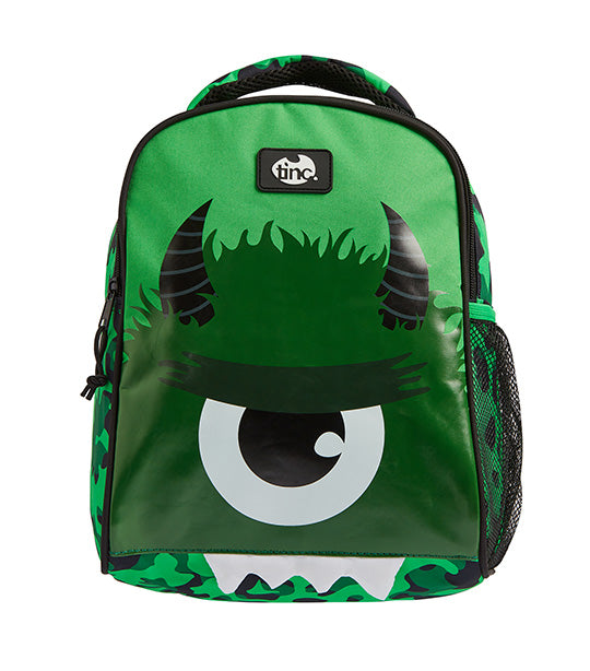 Hugga Monster School Backpack - Green