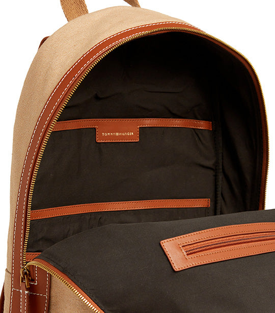 Men's Monogram Backpack Classic Khaki