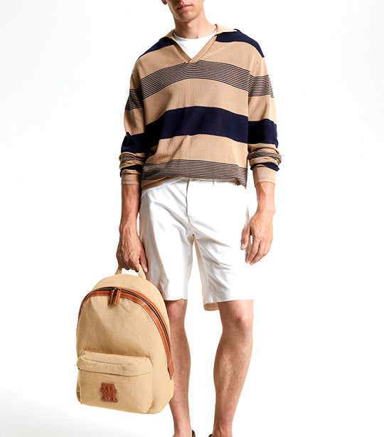 Men's Monogram Backpack Classic Khaki