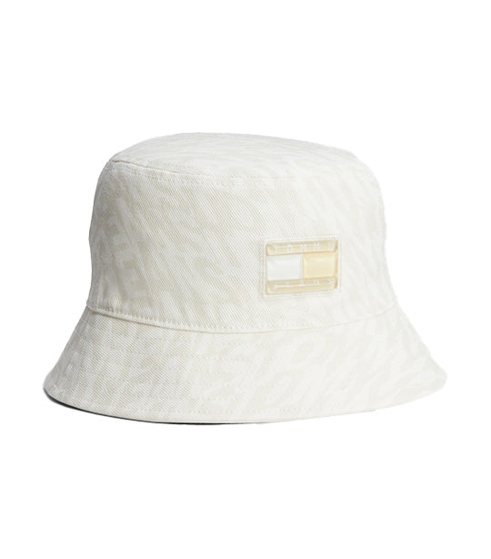 Women's Bubble Logo Bucket Hat Ivory