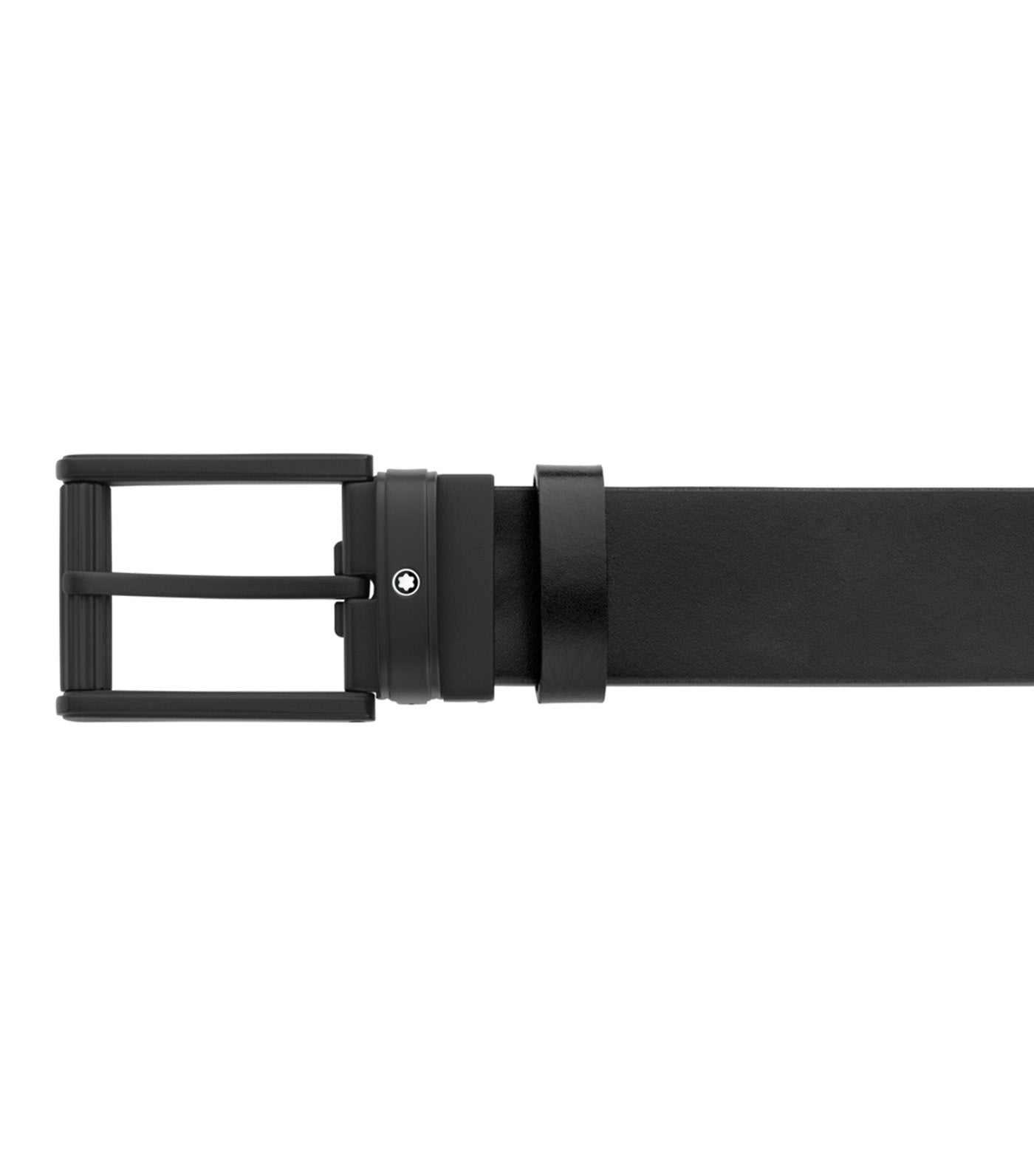 35mm Reversible Leather Belt Blue/Black