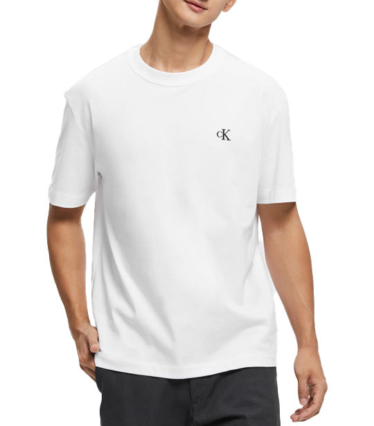Relaxed Fit Archive Logo Crewneck T-Shirt White
