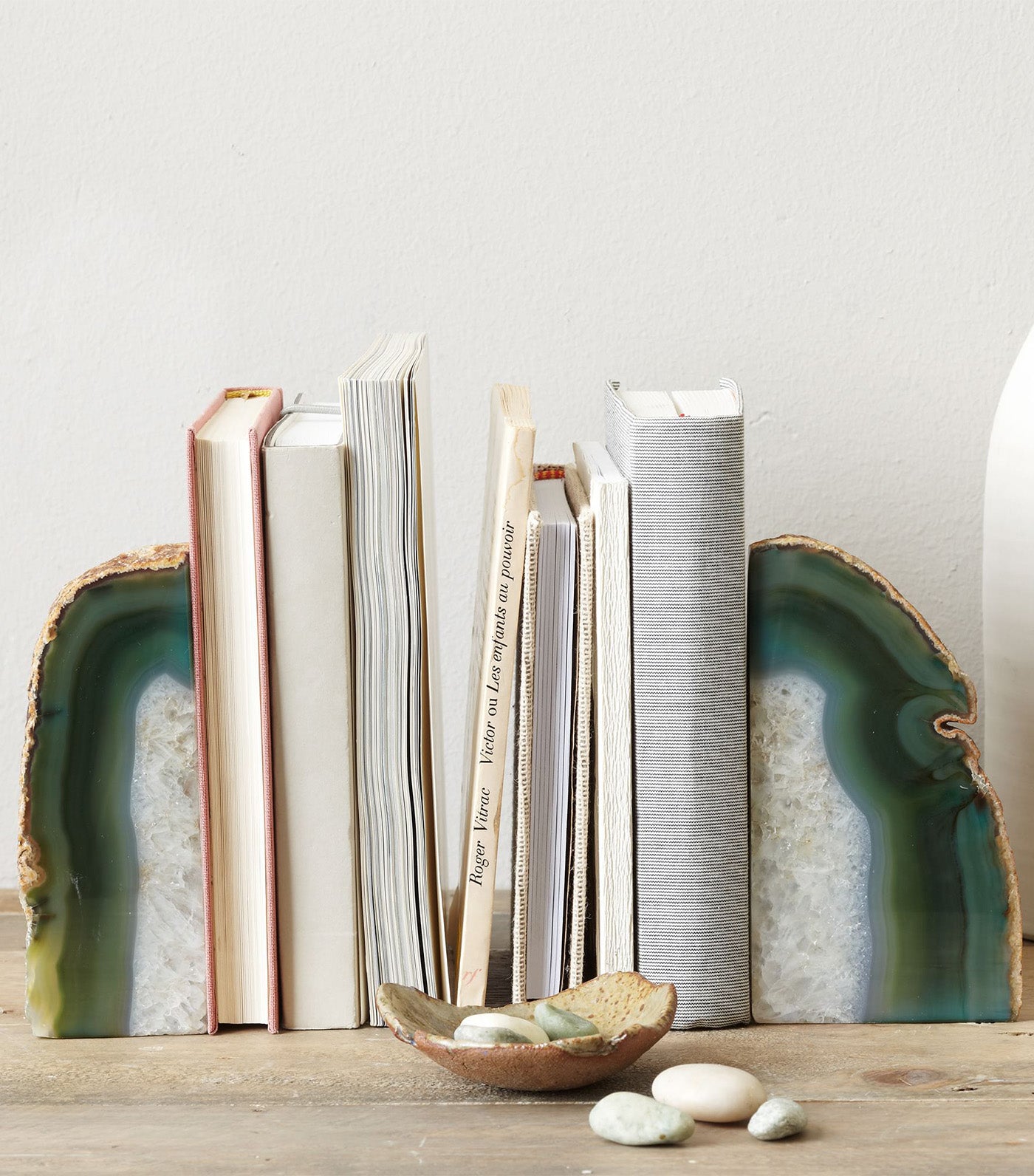 west elm Agate Bookends
