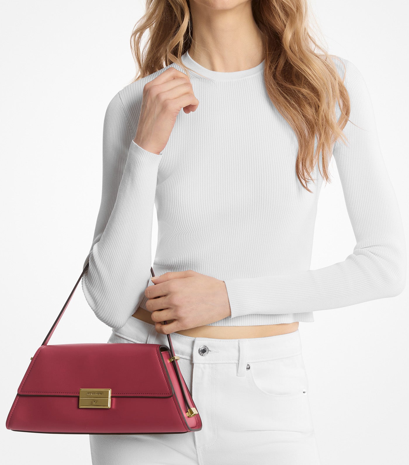 Ludlow Medium Leather Shoulder Bag