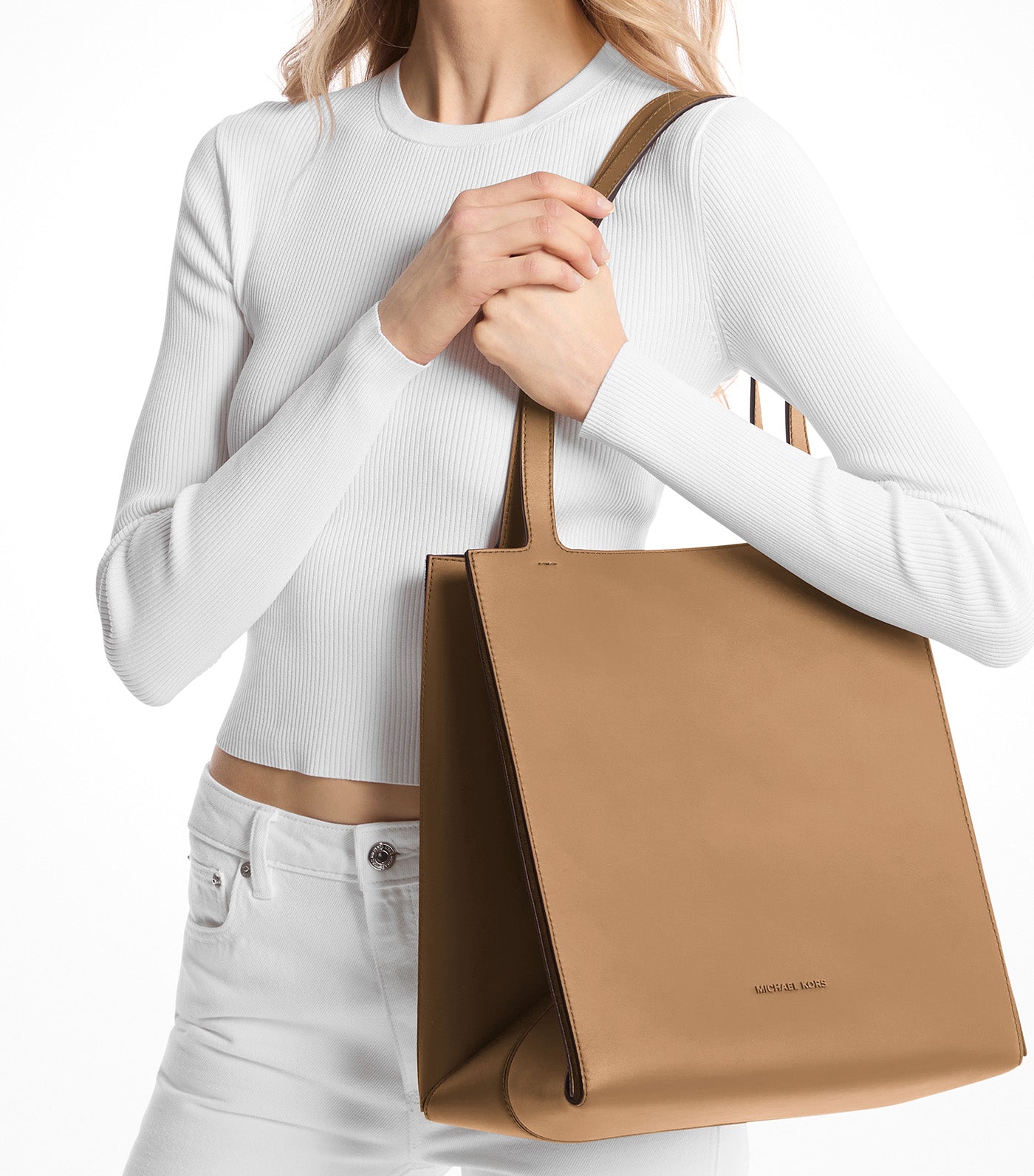Jordi Large Leather Tote Bag