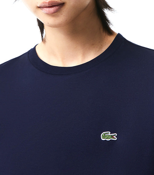 Women’s Crew Neck Premium Cotton T-Shirt Navy Blue