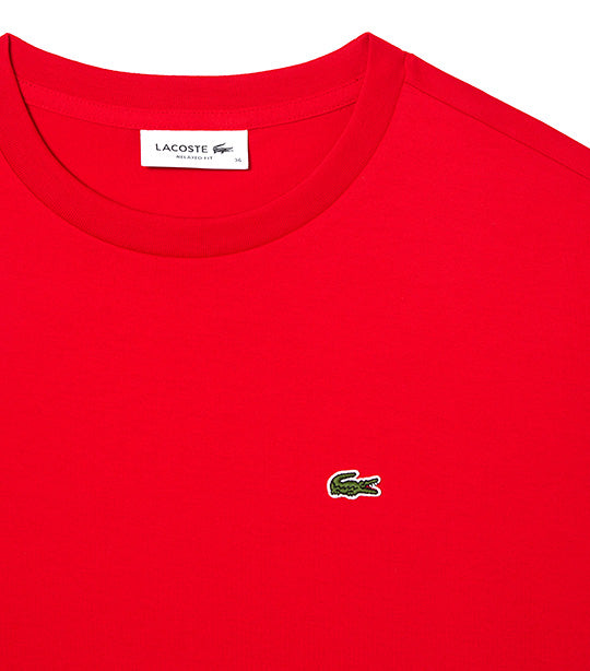 Women’s Crew Neck Premium Cotton T-Shirt Red