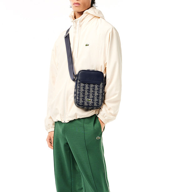  Lacoste mens Vertical Camera Crossbody Bag, Marine 166 :  Clothing, Shoes & Jewelry