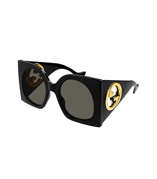 Gucci glasses black and clearance gold