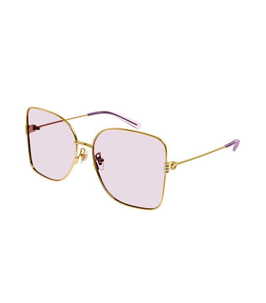 Gucci rose hot sale gold sunglasses