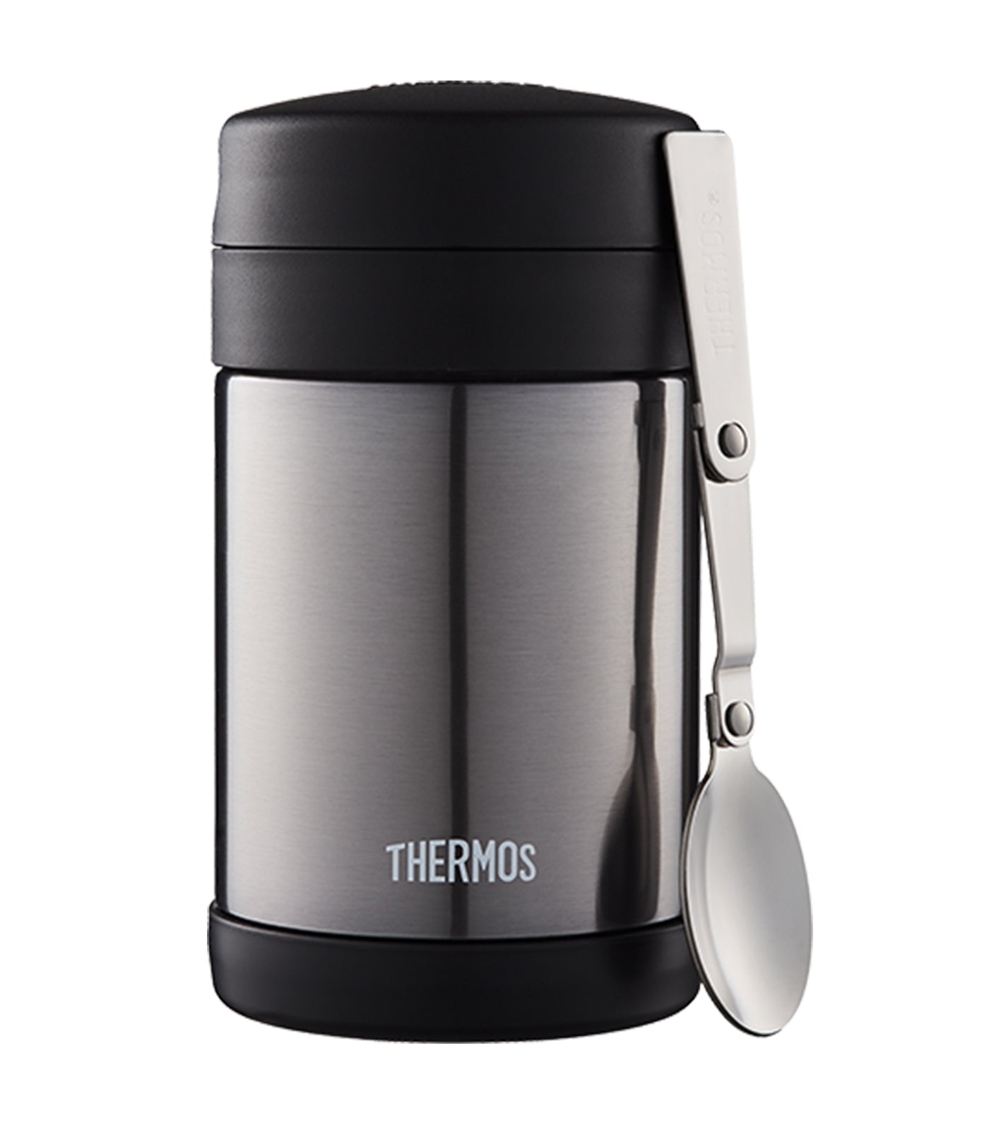 Thermos® Food Jar with Folding Spoon - Black