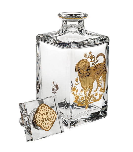 Golden Crystal Decanter