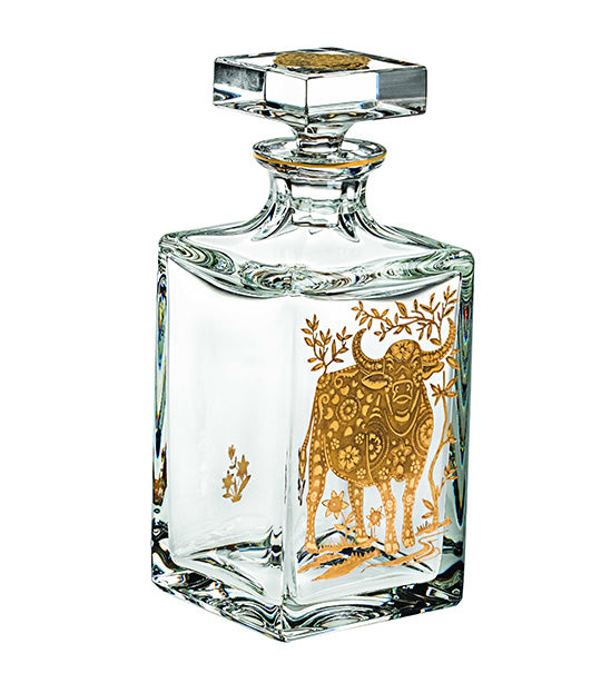 Golden Crystal Decanter