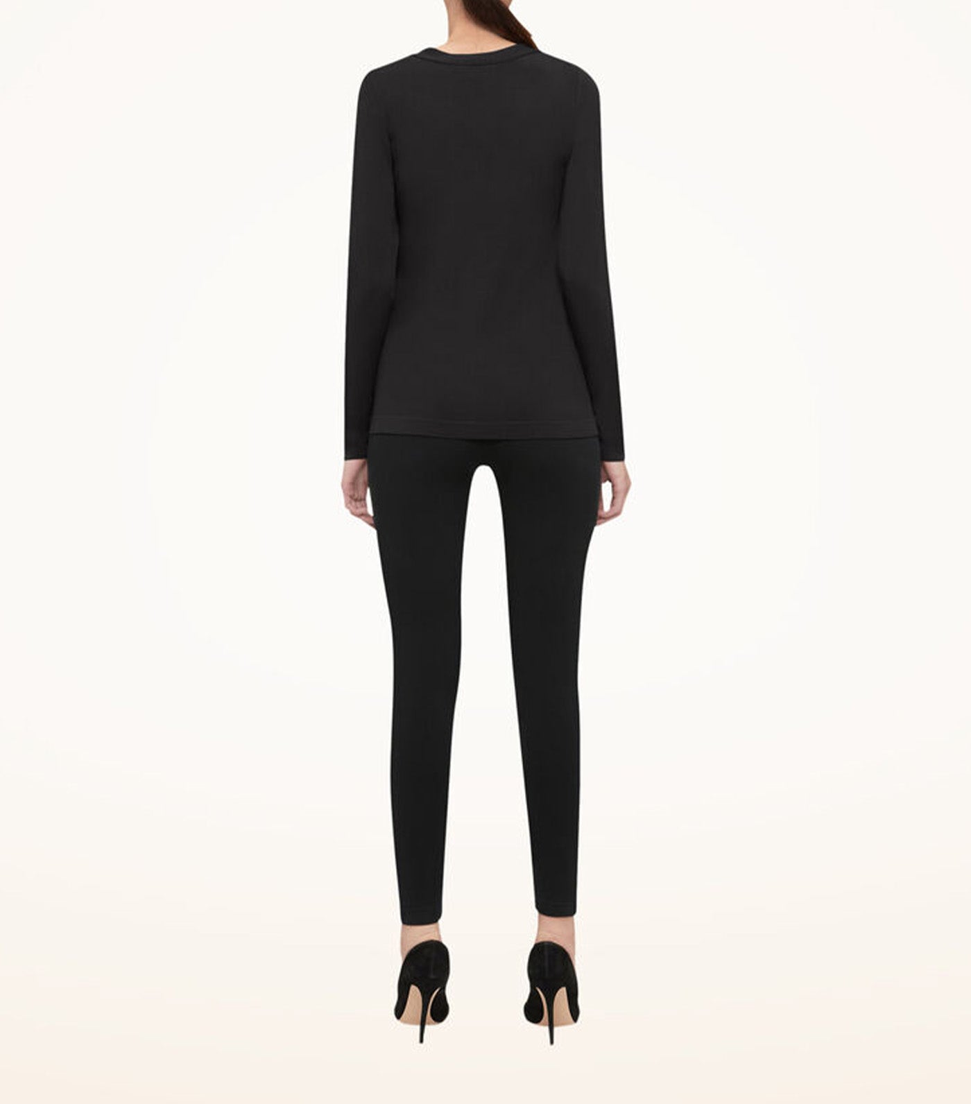 Wolford Aurora Top Long Sleeves Black