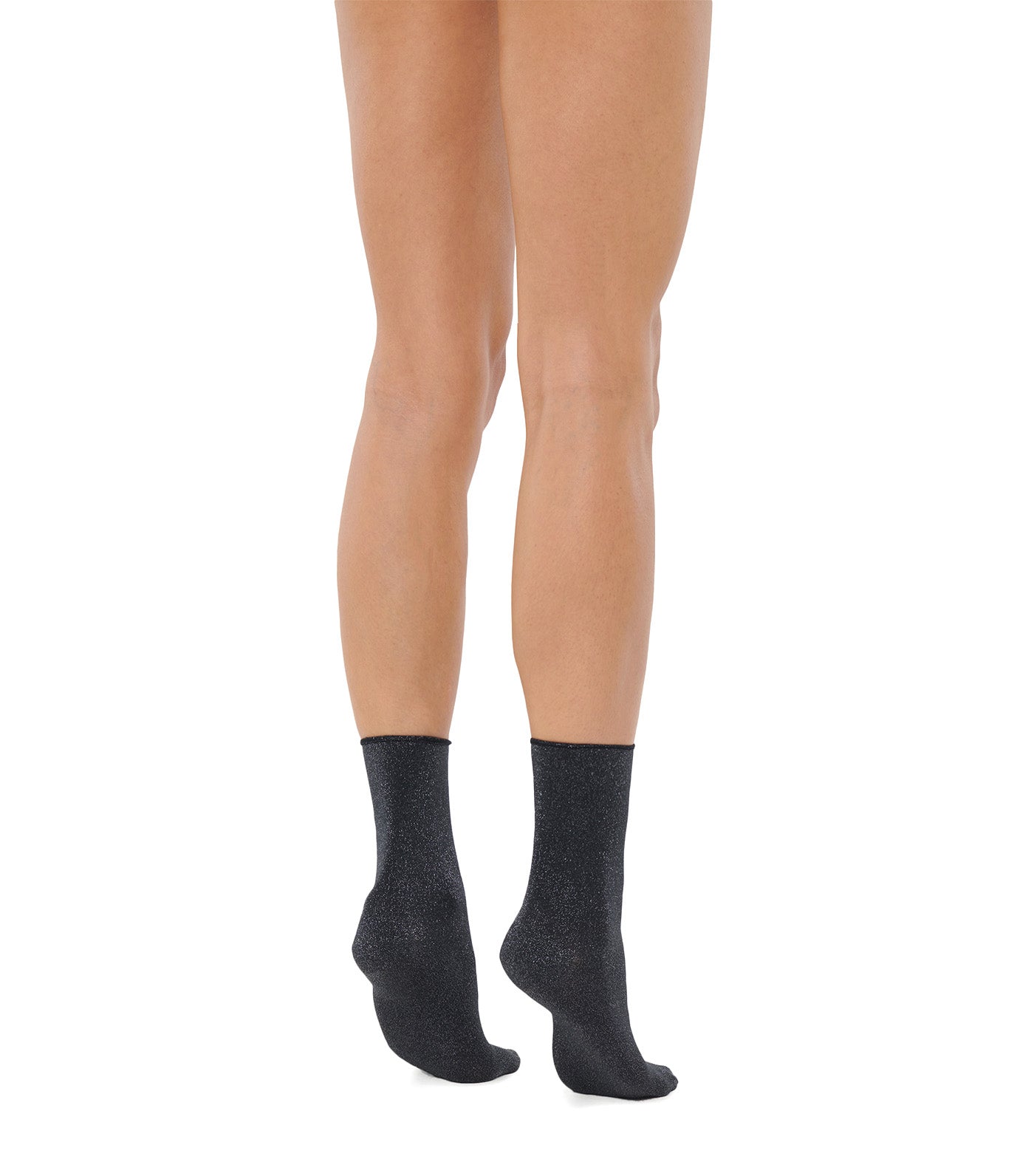 Wolford Stardust Socks Black Silver