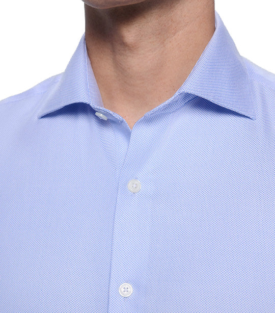 Classic Fit French Cuff Shirt Blue